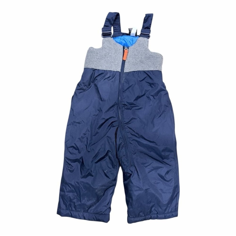 Navy and Gray zeroxposur Baby Snow‎ pant overalls size 24 months